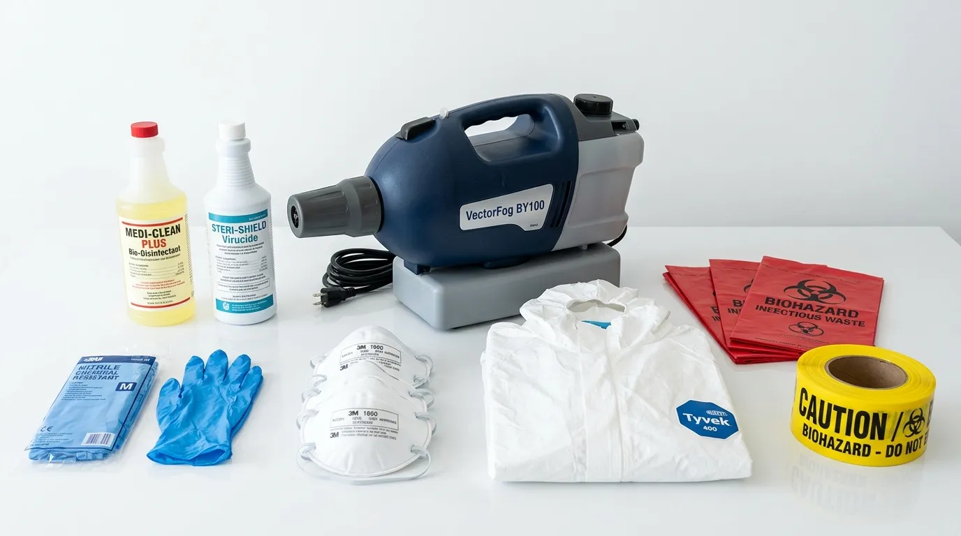 Professional biohazard remediation crew working in Annapolis